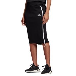 Adidas Knee-Length Zipper Skirt